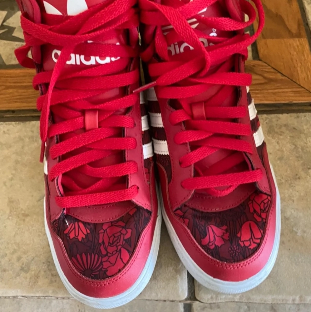 Adidas high top sneakers